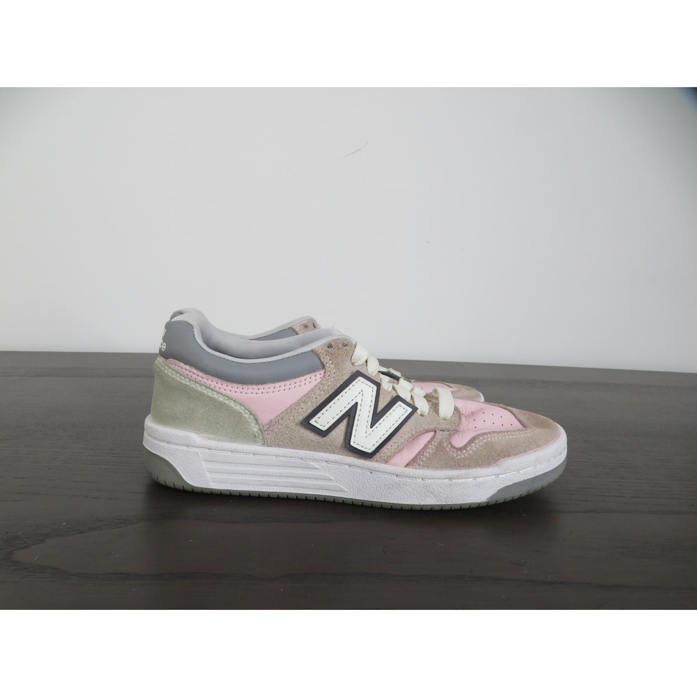 New Balance 480 Shoes Womens 7.5 Mens 6 Pink Suede Walking Casual Sneakers